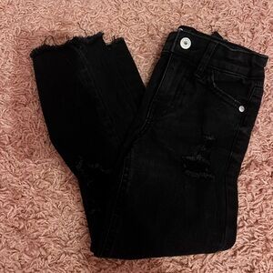 Girls distressed Art Class Black Kids Jeans